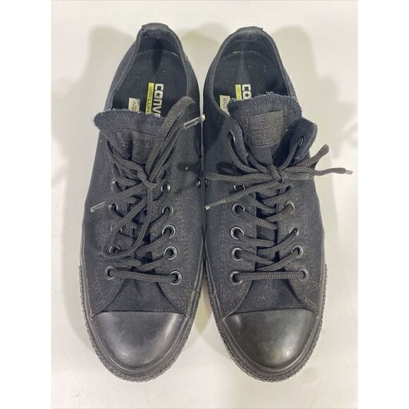 Converse With Lunarlon Triple Black Chuck Taylor All Star Size Mens 8.5 - Picture 2 of 14
